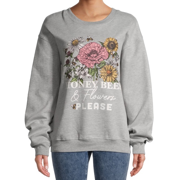 Wound Up Tops - Graphic Crewneck Sweatshirt